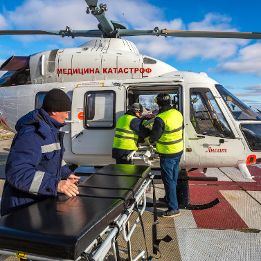 Вертолеты производства Казанского и Улан-Удэнского авиазаводов эвакуировали 4120 пациентов