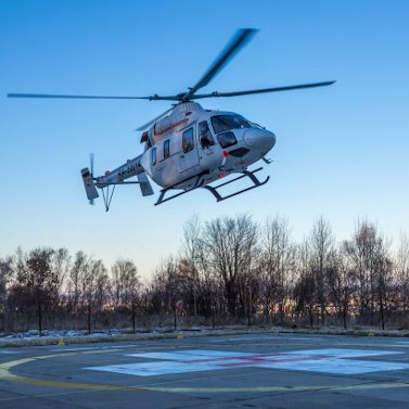 Вертолет «РВС» эвакуировал пациента из Лобни