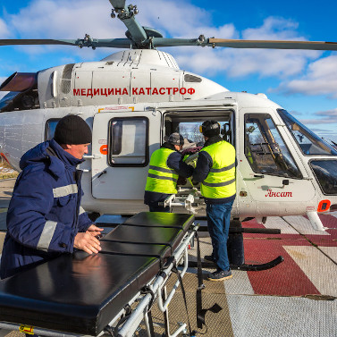 72 пациента эвакуировала санавиация в Московской области с начала года