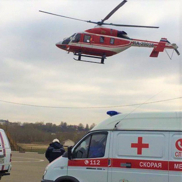 Женщину из Волоколамска эвакуировали вертолетом санавиации