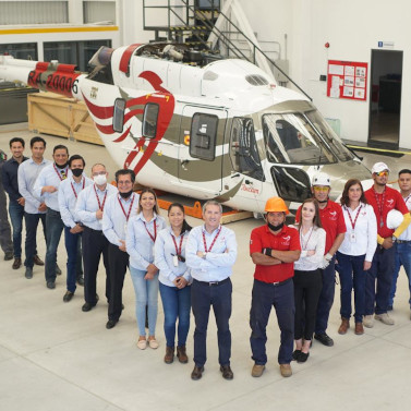 Первый вертолет «Ансат» прибыл в Мексику