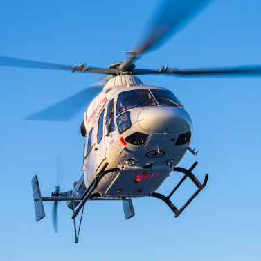Медицинский вертолет «Ансат» эвакуировал пациента с огнестрельным ранением из Ногинска