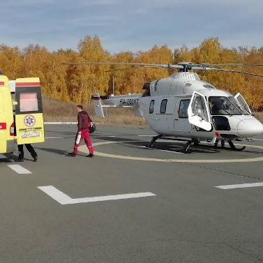 87 пациентов эвакуировали медицинские вертолеты «Ансат» в Челябинской области