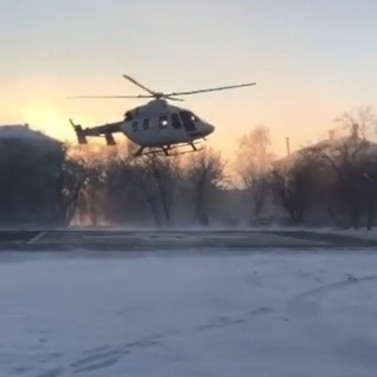 В Челябинске открыли первую вертолетную площадку для санавиации